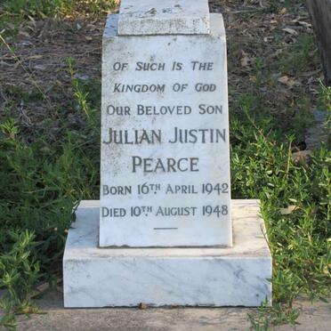 PEARCE Julian Justin 1942-1948