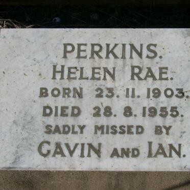 PERKINS Helen Rae 1903-1955