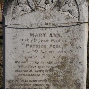 PEEL Mary Ann -1896