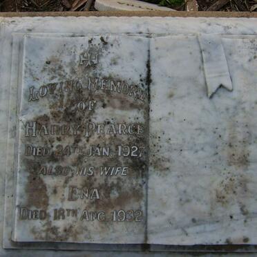 PEARCE Harry -1927 &amp; Ena -1932 