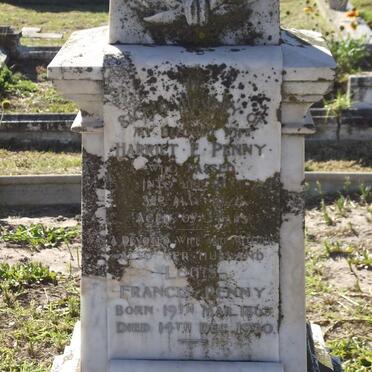 PENNY Louis Francis 1868-1930 &amp; Harriet E. -1928