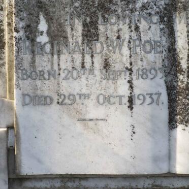 POE Reginald W. 1893-1937