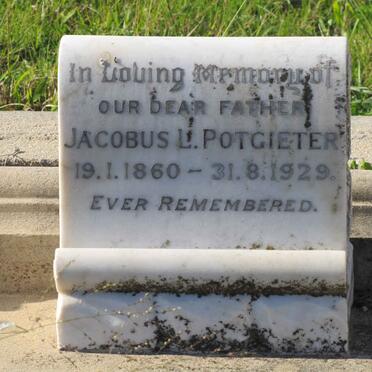 POTGIETER Jacobus L. 1860-1929