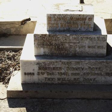 POTE Mortimer Sidney 1849-1922 :: POTE Cecil Maynier 1894-1918