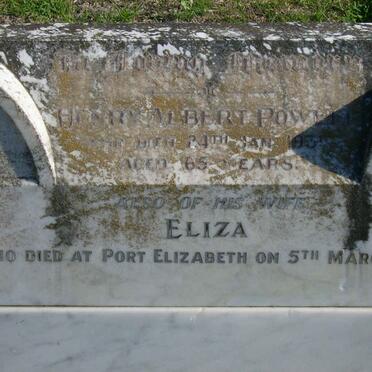 POWELL Henry Albert -1931 &amp; Eliza -1938