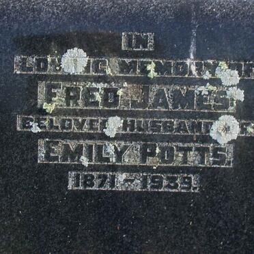 POTTS Fred James 1871-1939