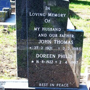 PRESTON John Thomas 1921-1983 &amp; Doreen Philis 1922-1987