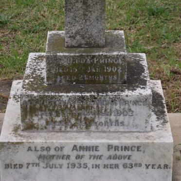 PRINCE Annie -1935 :: PRINCE Hilda -1902 :: PRINCE Victoria Alexandra -1902