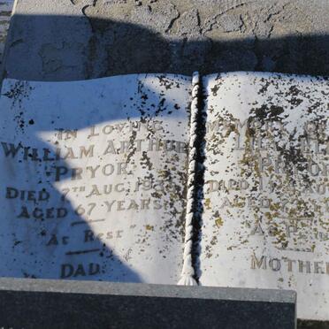 PRYOR  William Arthur -1935 &amp; Lily Eliza -1941