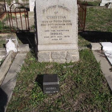 PATON Christina -1926 :: PATON Isobel -1979