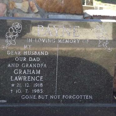 PAYNE Graham Lawrence 1918-1985