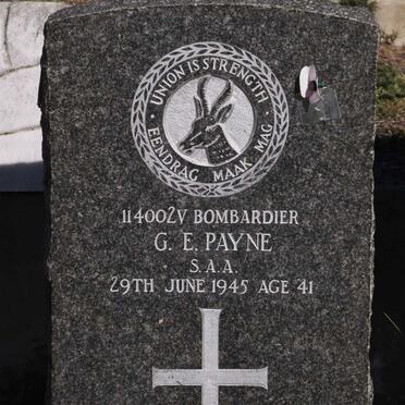 PAYNE G.E. -1945