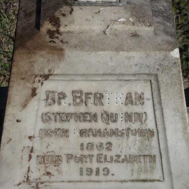 QUINN Stephen 1862-1919