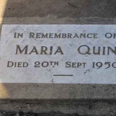 QUINN Maria -1950