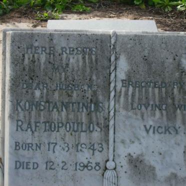 RAFTOPOULOS Konstantinos 1943-1968