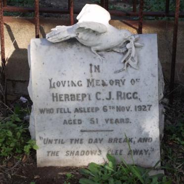 RIGG Herbert C.J. -1927