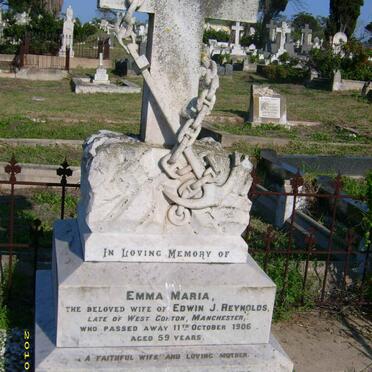 REYNOLDS Edwin John -1923 &amp; Emma Maria -1906, 