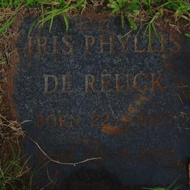 REUCK Iris Phyllis, de 1923-1975