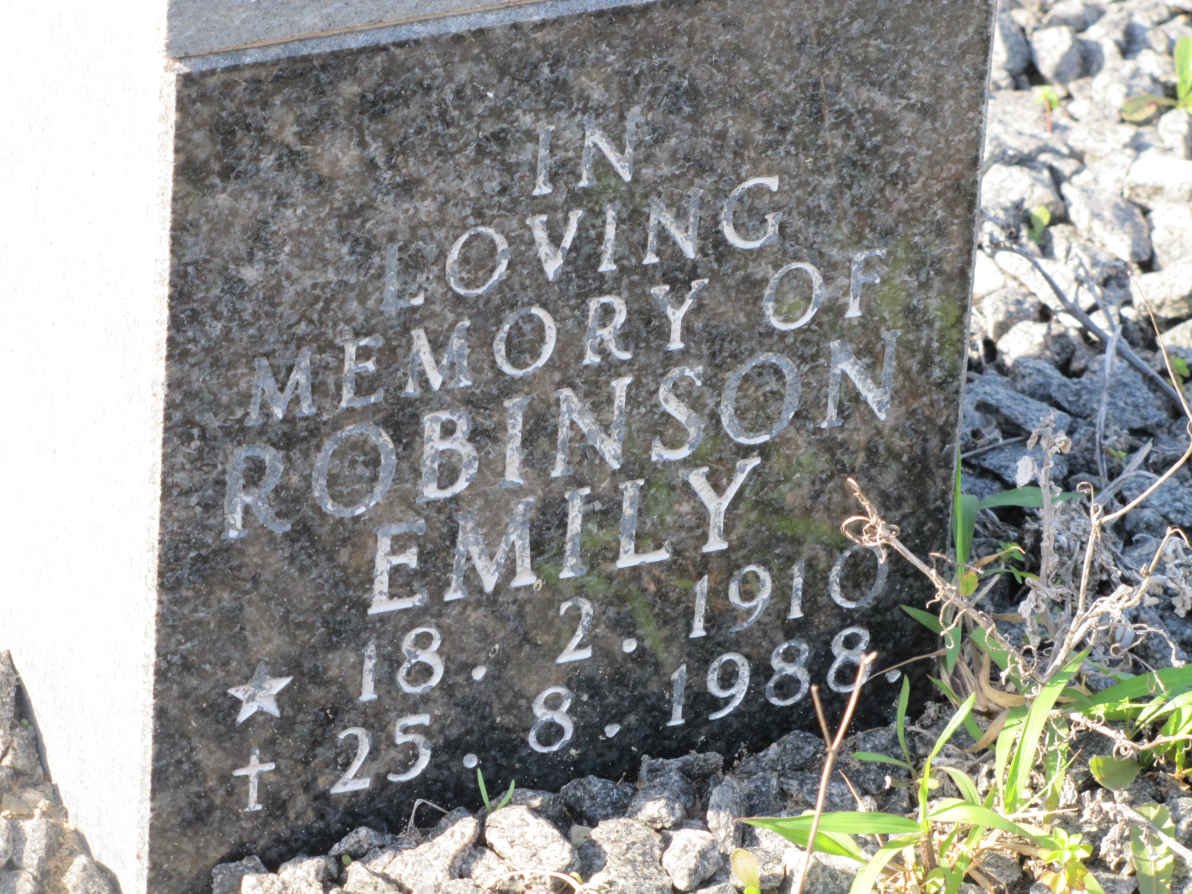 ROBINSON Emily 1910-1988