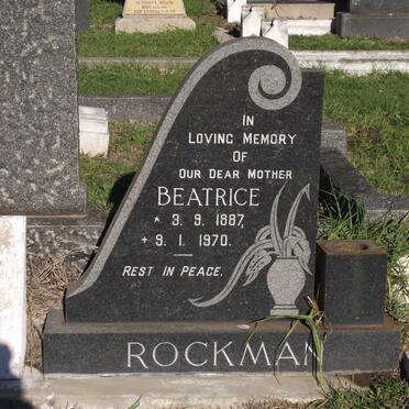ROCKMAN Beatrice 1887-1970