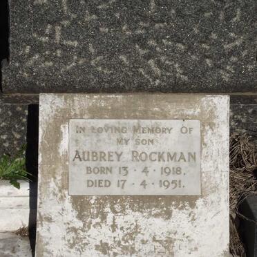ROCKMAN Aubrey 1918-1951