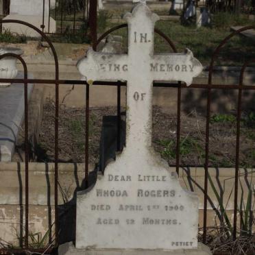 ROGERS Rhoda -1900