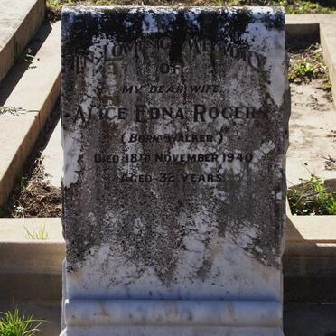 ROGERS Alice Edna nee WALKER -1940
