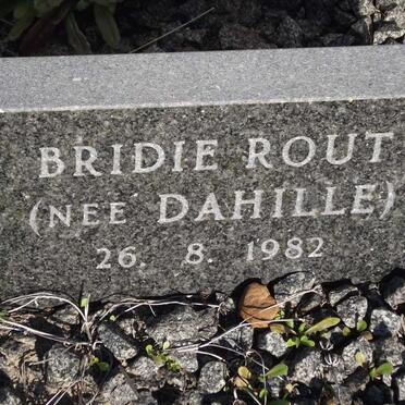 ROUT Bridie nee DAHILLE -1982