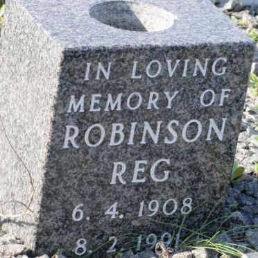ROBINSON Reg 1908-1991