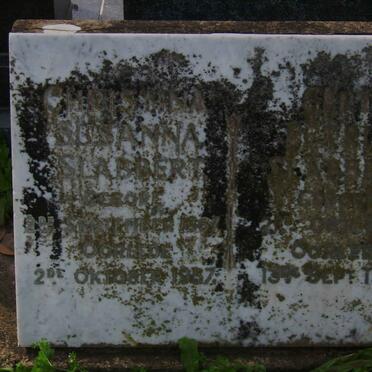 SLABBERT Gert Petrus 1871-1963 &amp; Christina Susanna 1867-1957