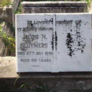 SLYMERS Jacob N. -1940