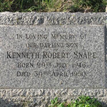 SNARE Kenneth Robert 1946-1950