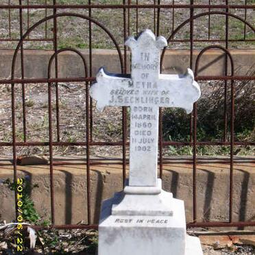 SECHLINGER Metha 1860-1902
