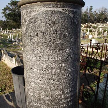 STEVENS Mary Anne nee COTTON -1913 :: STEVENS Samuel William -1914