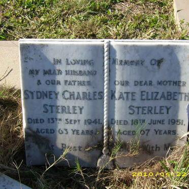 STERLEY Sydney Charles -1941 &amp; Kate Elizabeth -1951