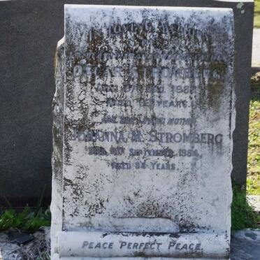 STROMBERG Oscar -1937 &amp; Johanna M. -1964