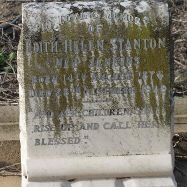 STANTON Edith Helen nee JENKINS 1876-1949