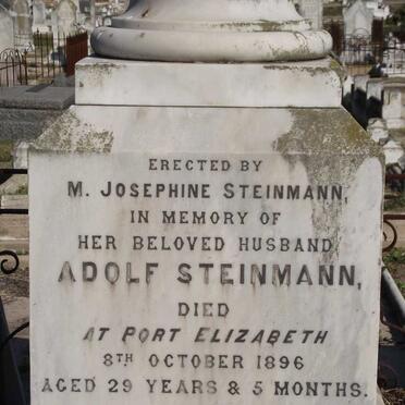 STEINMANN Adolf -1896