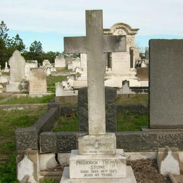 STONE Frederick Thomas -1927 