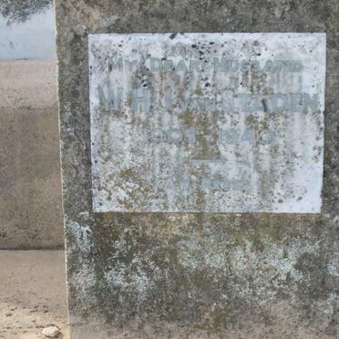 STADEN W.H.J., van 1905-1940