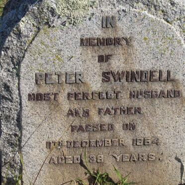 SWINDELL Peter -1954