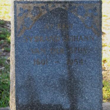 SPUY Sybrand Johann, van der 1891-1954