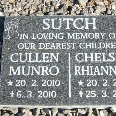 SUTCH Cullen Munro 2010-2010 :: SUTCH Chelsea Rhiannon 2010-2010