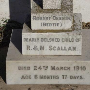 SCALLAN Robert Denson -1910