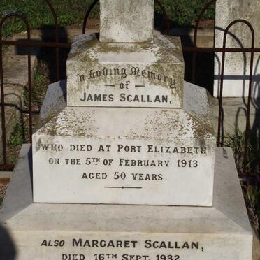 SCALLAN James -1913 &amp; Margaret -1932