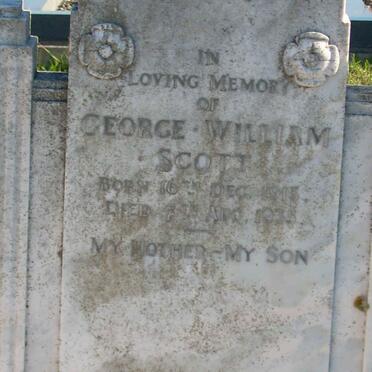 SCOTT George William 1913-1935