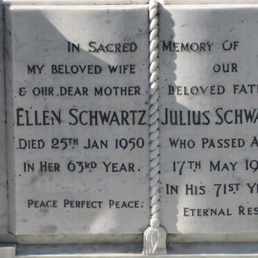 SCHWARTZ Julius -1955 &amp; Ellen -1960