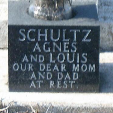 SCHULTZ Agnes :: SCHULTZ Louis