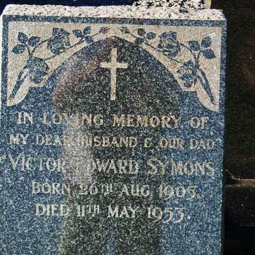 SYMONS Victor Edward 1905-1953