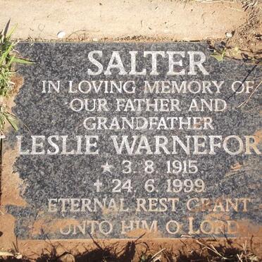 SALTER Leslie Warneford 1915-1999
